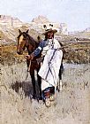 Henry Farny Canvas Paintings - Indian Scout